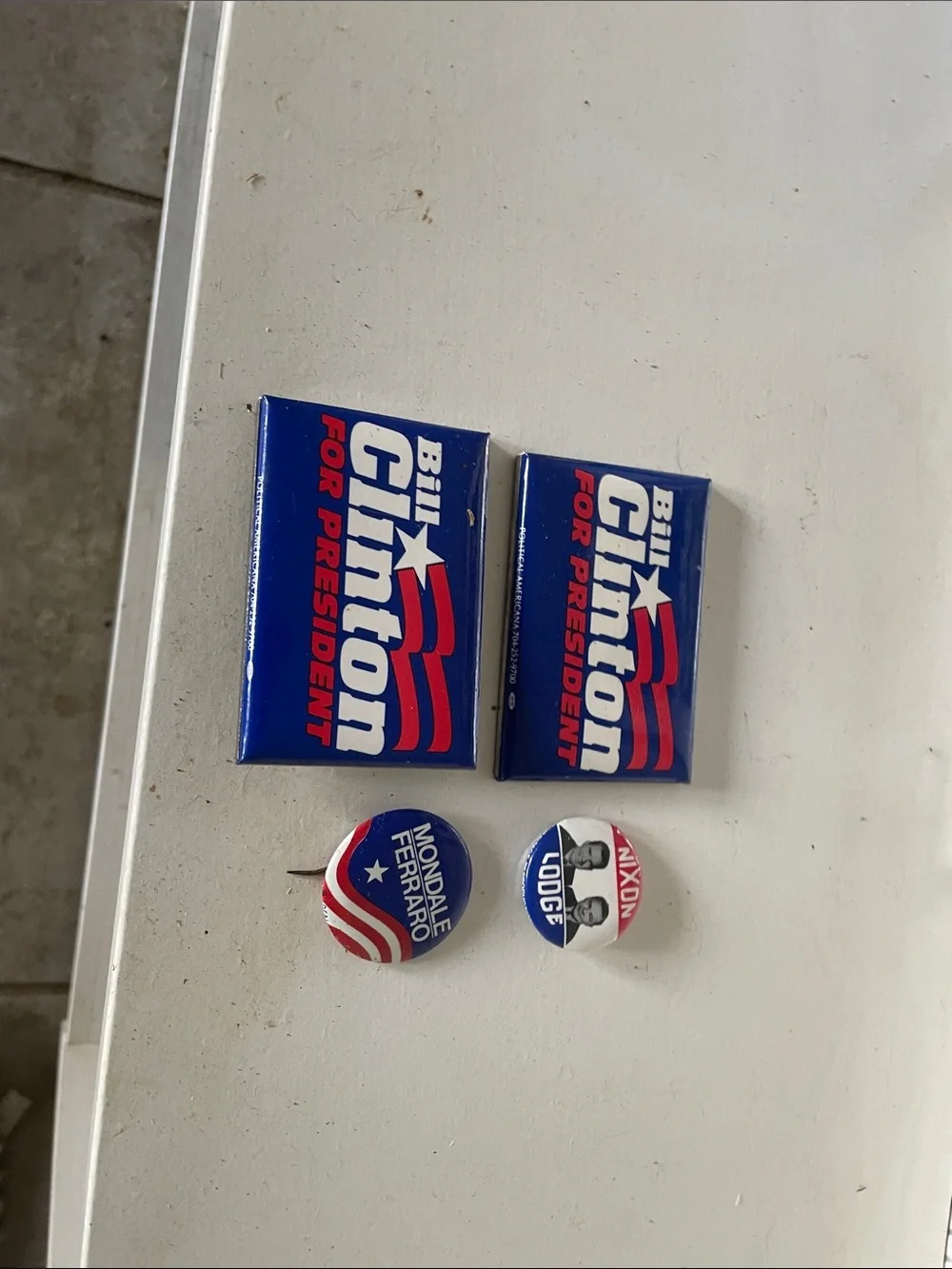 Political badges